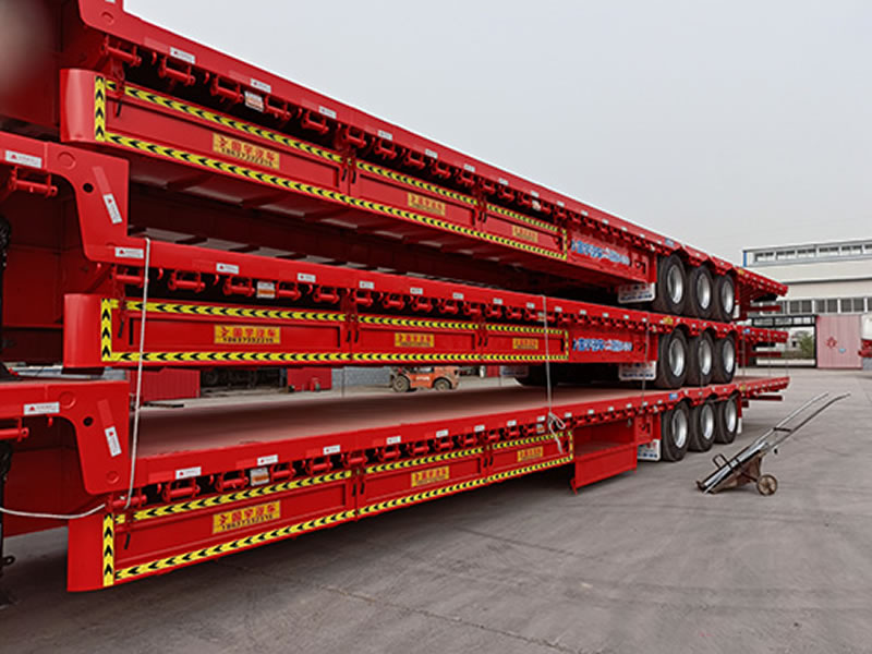 低平板掛車，高效搬運解決方案！